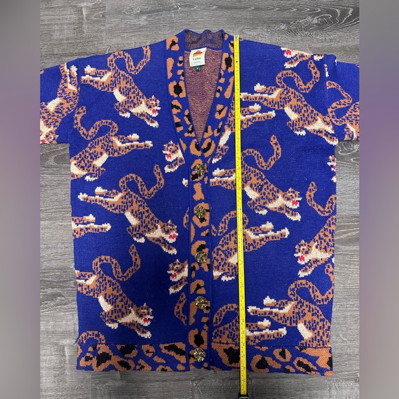 Farm Rio Leopards Jacquard Cardigan - Picture 4 of 9